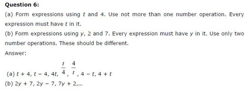 NCERT Solutions For Class 6 Maths Algebra Exercise 11.3 Q5