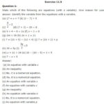 NCERT Solutions For Class 6 Maths Algebra Exercise 11.5 Q1