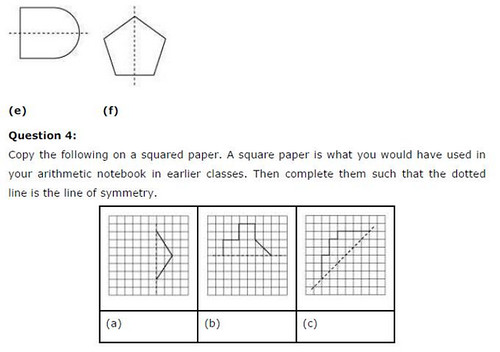 NCERT Solutions For Class 6 Maths Chapter 13 Symmetry Ex 13.1 Q3