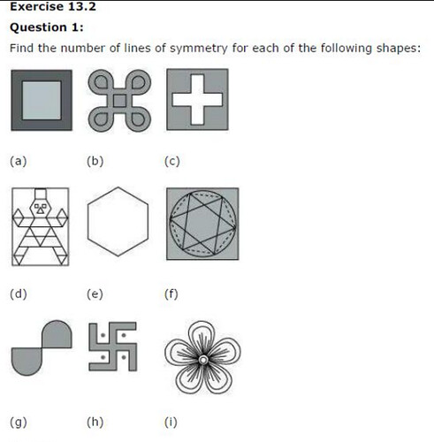NCERT Solutions For Class 6 Maths Chapter 13 Symmetry Ex 13.1 Q8