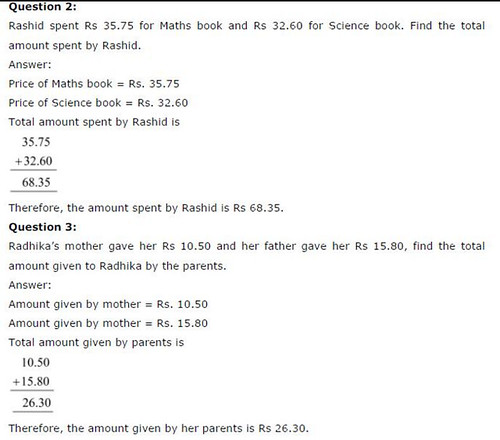 NCERT Solutions For Class 6 Maths Decimals Exercise 8.5 Q3