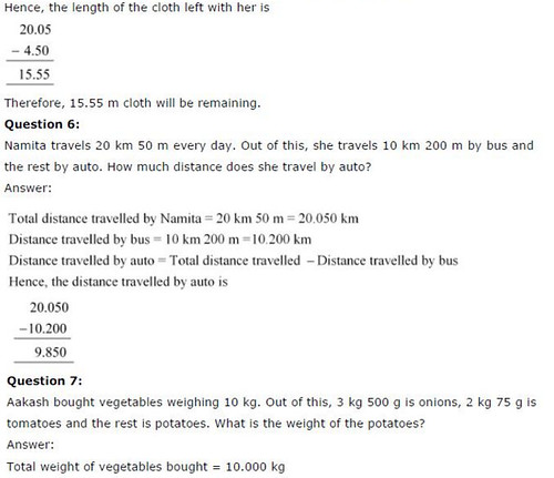 NCERT Solutions For Class 6 Maths Decimals Exercise 8.6 Q4