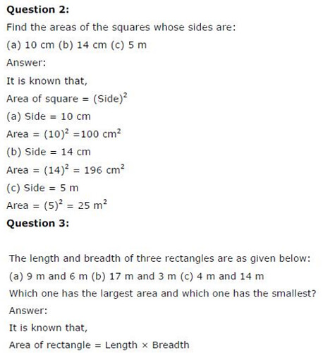 NCERT Solutions For Class 6 Maths Mensuration Exercise 10.3 Q2