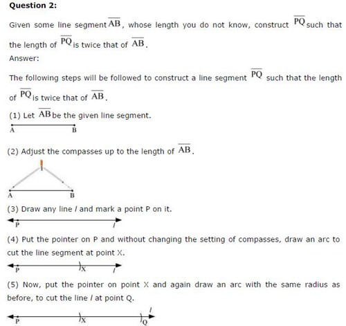 NCERT Solutions For Class 6 Maths Practical Geometry Exercise 14.3 Q2
