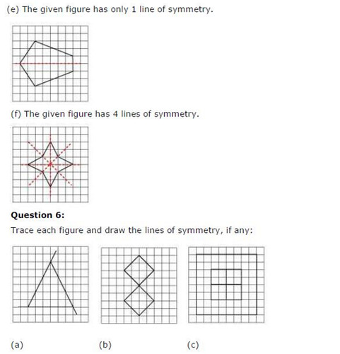 NCERT Solutions For Class 6 Maths Symmetry Exercise 13.2 Q11