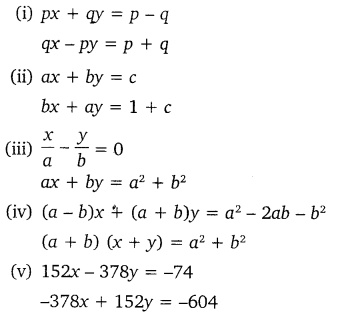 NCERT Solutions for Class 10 Maths Chapter 3 Pair of Linear Equations in Two Variables Ex 3.7 Q5
