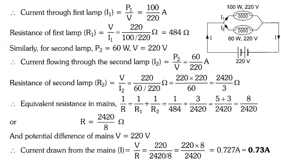 NCERT Solutions for Class 10 Science Chapter 12 Electricity Chapter End Questions Q15