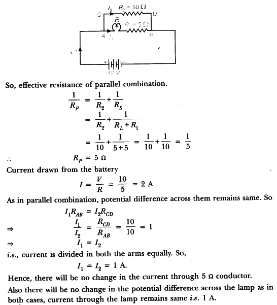 NCERT Solutions for Class 10 Science Chapter 12 Electricity Text Book Questions SAQ Q5.1