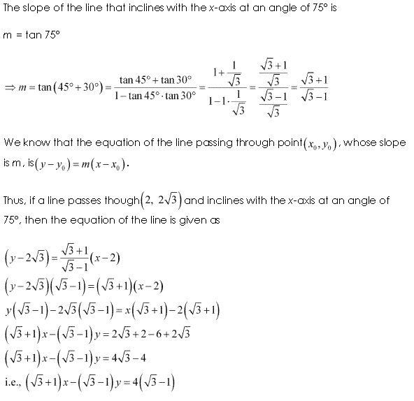 NCERT Solutions for Class 11 Maths Chapter 10 Ex 10.2 A4.1