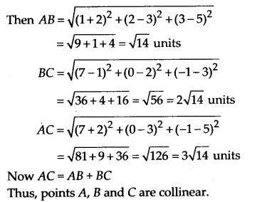 NCERT Solutions for Class 11 Maths Chapter 12 Introduction to three Dimensional Geometry Ex 12.2 1