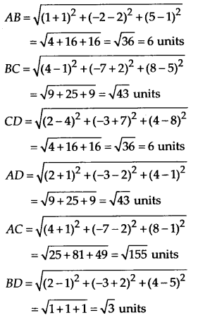 NCERT Solutions for Class 11 Maths Chapter 12 Introduction to three Dimensional Geometry Ex 12.2 4