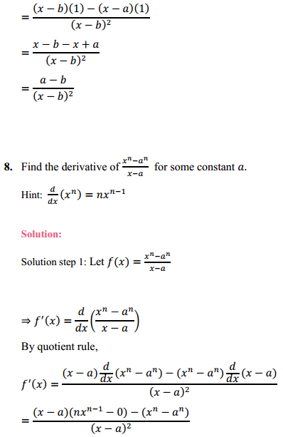 NCERT Solutions for Class 11 Maths Chapter 13 Limits and Derivatives Exercise 13.2 11