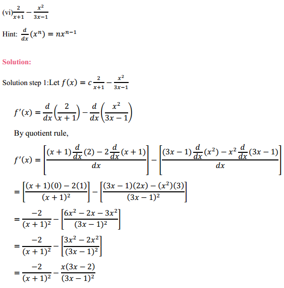 NCERT Solutions for Class 11 Maths Chapter 13 Limits and Derivatives Exercise 13.2 16