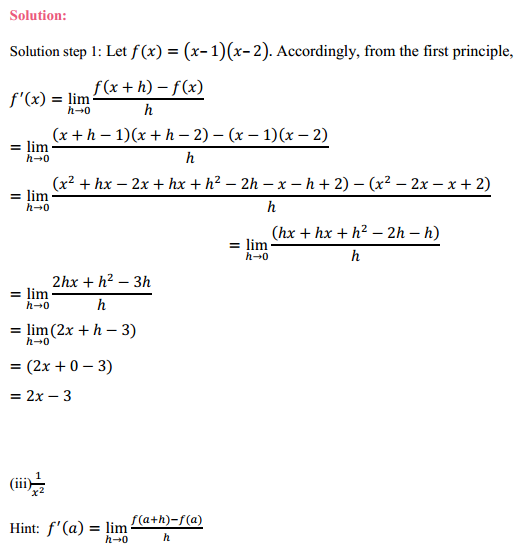 NCERT Solutions for Class 11 Maths Chapter 13 Limits and Derivatives Exercise 13.2 4