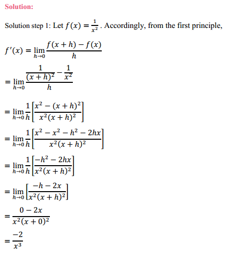 NCERT Solutions for Class 11 Maths Chapter 13 Limits and Derivatives Exercise 13.2 5
