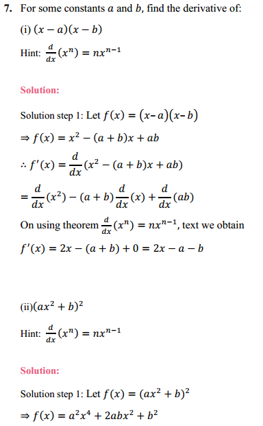 NCERT Solutions for Class 11 Maths Chapter 13 Limits and Derivatives Exercise 13.2 9
