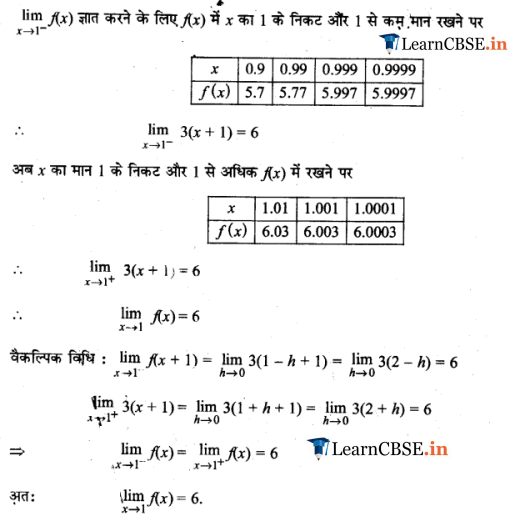 11 Maths Chapter 13 Limits and Derivatives Exercise 13.1 all question answers
