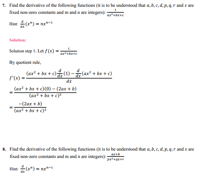 NCERT Solutions for Class 11 Maths Chapter 13 Limits and Derivatives Miscellaneous Exercise 10