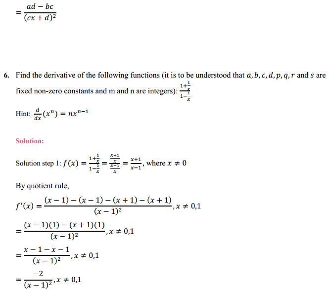NCERT Solutions for Class 11 Maths Chapter 13 Limits and Derivatives Miscellaneous Exercise 9