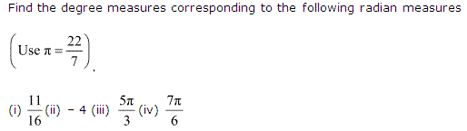 NCERT Solutions for Class 11 Maths Chapter 3 Trigonometric Functions Ex 3.1 Q2