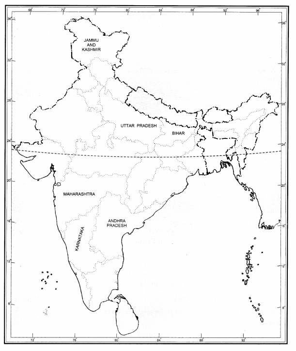 NCERT Solutions for Class 11 Political Science Chapter 5 Legislature Map Based Questions Q1