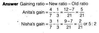 NCERT Solutions for Class 12 Accountancy Chapter 4 Reconstitution of a Partnership Firm – Retirement Death of a Partner Do it Yourself I Q1