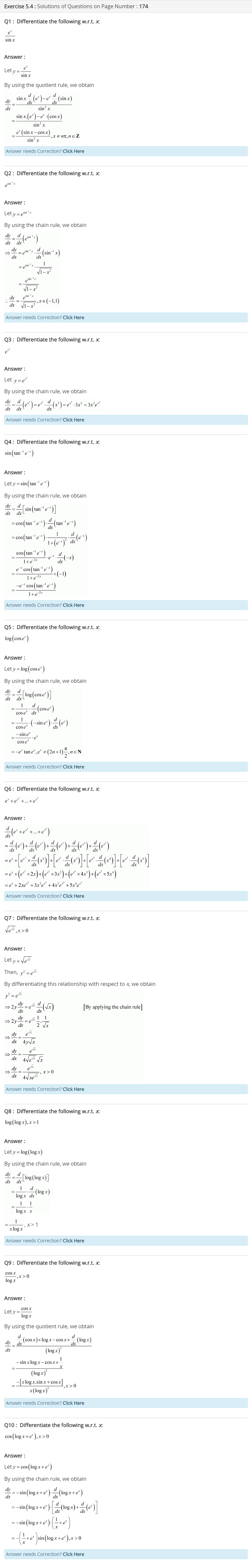 NCERT Solutions for Class 12 Maths Chapter 5 Continuity and Differentiability 4