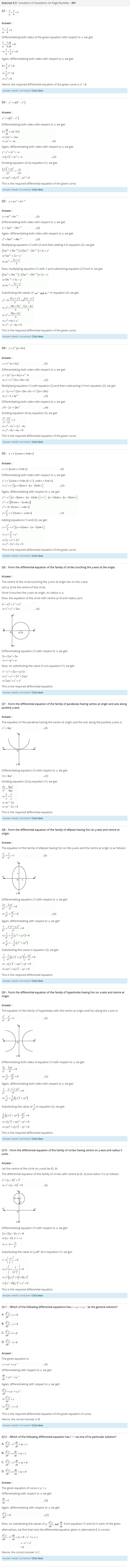 NCERT Solutions for Class 12 Maths Chapter 9 Differential Equations 3