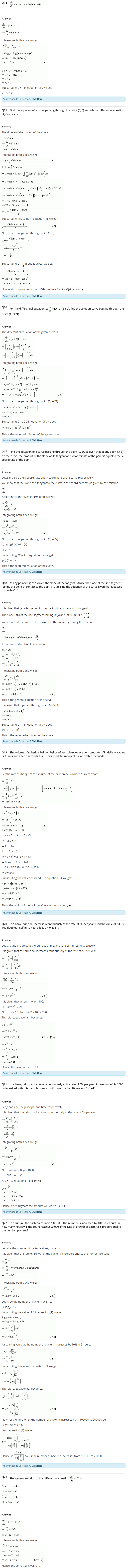 NCERT Solutions for Class 12 Maths Chapter 9 Differential Equations 5