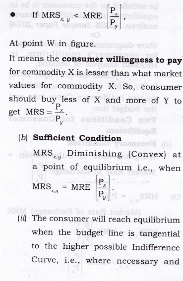 NCERT Solutions for Class 12 Micro Economics Consumer Equilibrium LAQ Q3.1