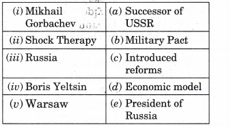 NCERT Solutions for Class 12 Political Science The End of Bipolarity Q4