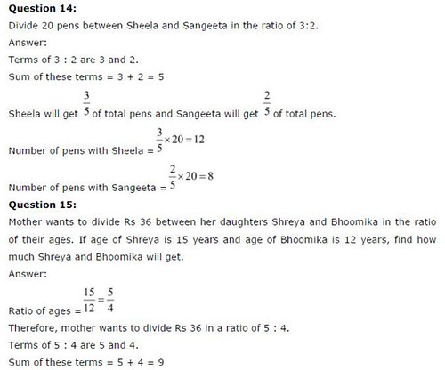 NCERT Solutions for Class 6 Maths Chapter 12 Ratios and Proportions Ex 12.1 Q10