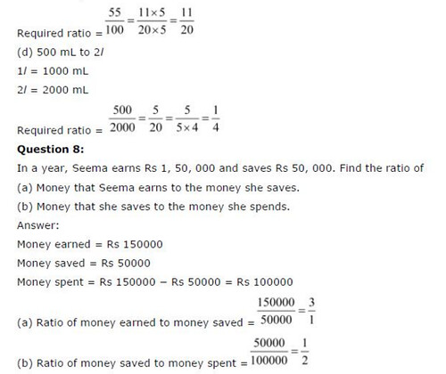 NCERT Solutions for Class 6 Maths Chapter 12 Ratios and Proportions Ex 12.1 Q6