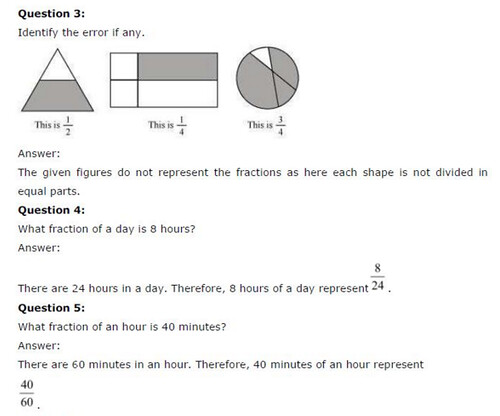 NCERT Solutions for Class 6 Maths Chapter 7 Fractions Ex 7.1 Q3