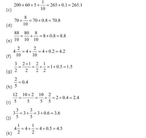 NCERT Solutions for Class 6 Maths Chapter 8 Decimals Ex 8.1 Q4.1