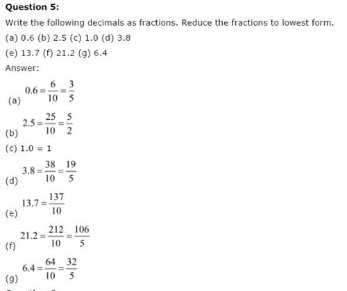 NCERT Solutions for Class 6 Maths Chapter 8 Decimals Ex 8.1 Q5
