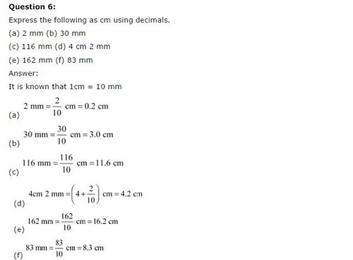 NCERT Solutions for Class 6 Maths Chapter 8 Decimals Ex 8.1 Q6