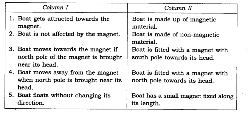 NCERT Solutions for Class 6 Science Chapter 13 Fun with Magnets Q10.1
