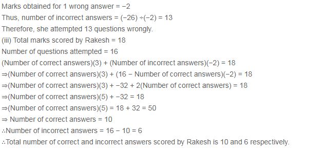 NCERT Solutions for Class 7 Maths Chapter 1 Integers Ex 1.4 Q6.1