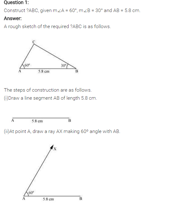 NCERT Solutions for Class 7 Maths Chapter 10 Practical Geometry Ex 10.4 Q1