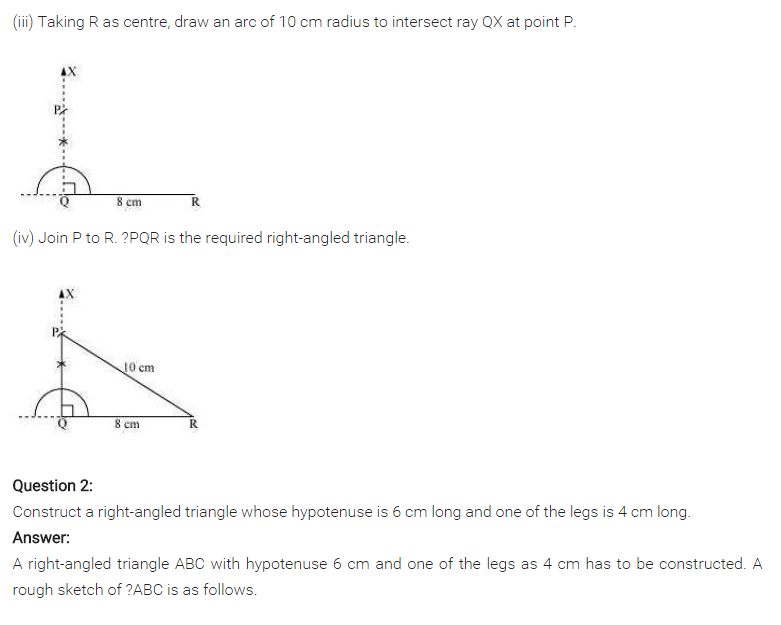 NCERT Solutions for Class 7 Maths Chapter 10 Practical Geometry Ex 10.5 Q2