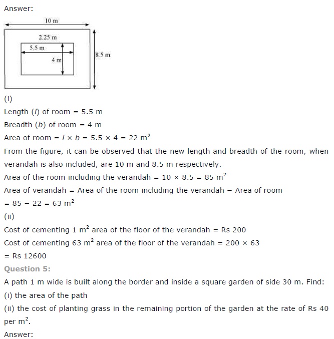 NCERT Solutions for Class 7 Maths Chapter 11 Perimeter and Area Ex 11.4 A3