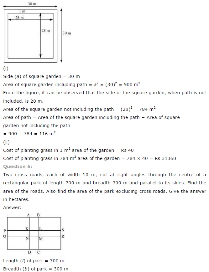 NCERT Solutions for Class 7 Maths Chapter 11 Perimeter and Area Ex 11.4 A4
