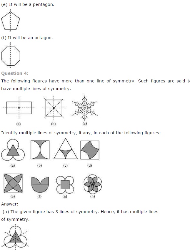 NCERT Solutions for Class 7 Maths Chapter 14 Symmetry Ex 14.1 Q4