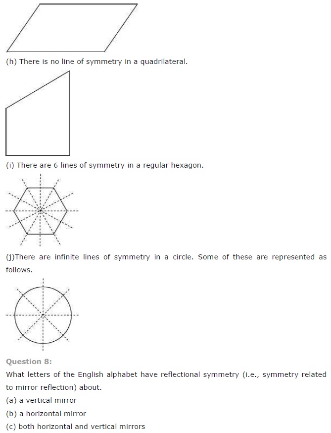 NCERT Solutions for Class 7 Maths Chapter 14 Symmetry Ex 14.1 Q8