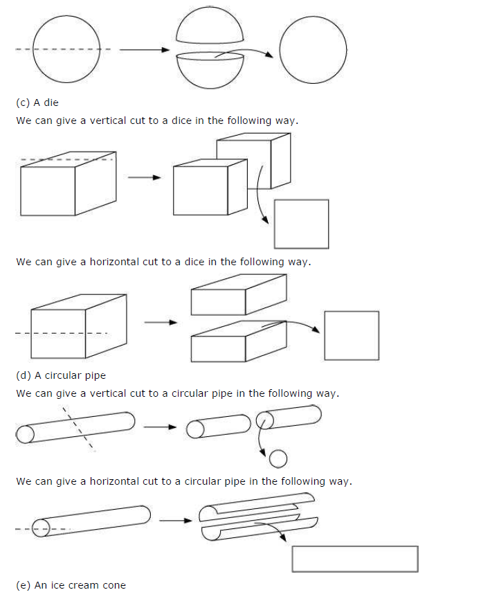 NCERT Solutions for Class 7 Maths Chapter 15 Visualising Solid Shapes Ex 15.3 Q2