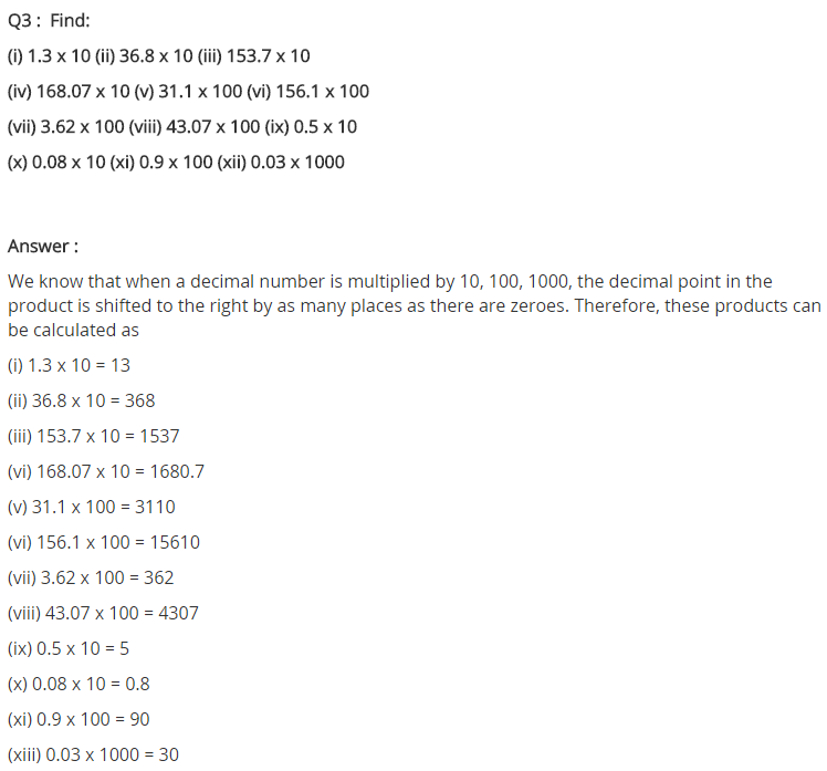 NCERT Solutions for Class 7 Maths Chapter 2 Fractions and Decimals Ex 2.6 Q3