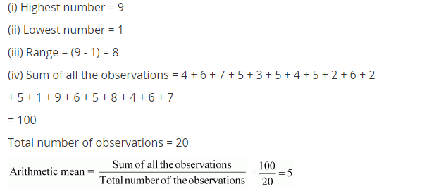 NCERT Solutions for Class 7 Maths Chapter 3 Data Handling Ex 3.1 Q2.1