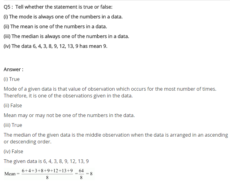 NCERT Solutions for Class 7 Maths Chapter 3 Data Handling Ex 3.2 Q5