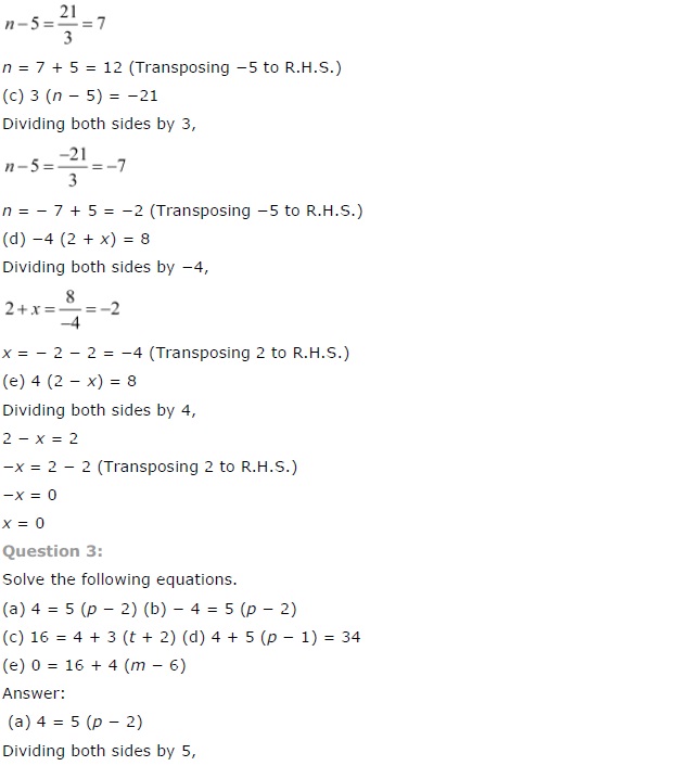 NCERT Solutions for Class 7 Maths Chapter 4 Simple Equations Ex 4.3 Q3